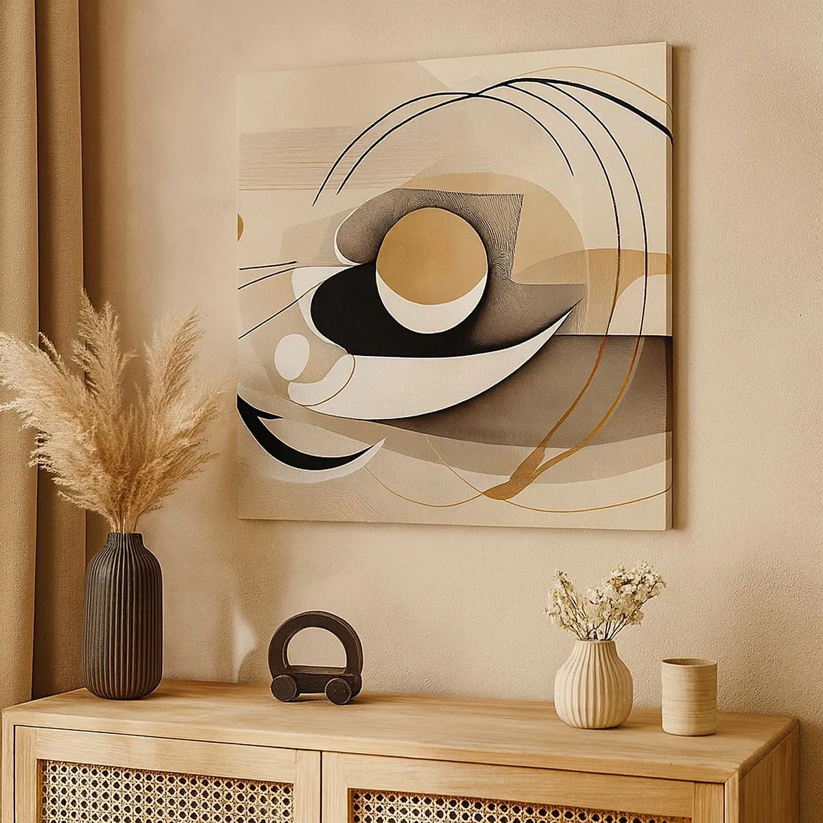 Obraz na plátne - Kompozícia: podstata vecí - 30x30 cm