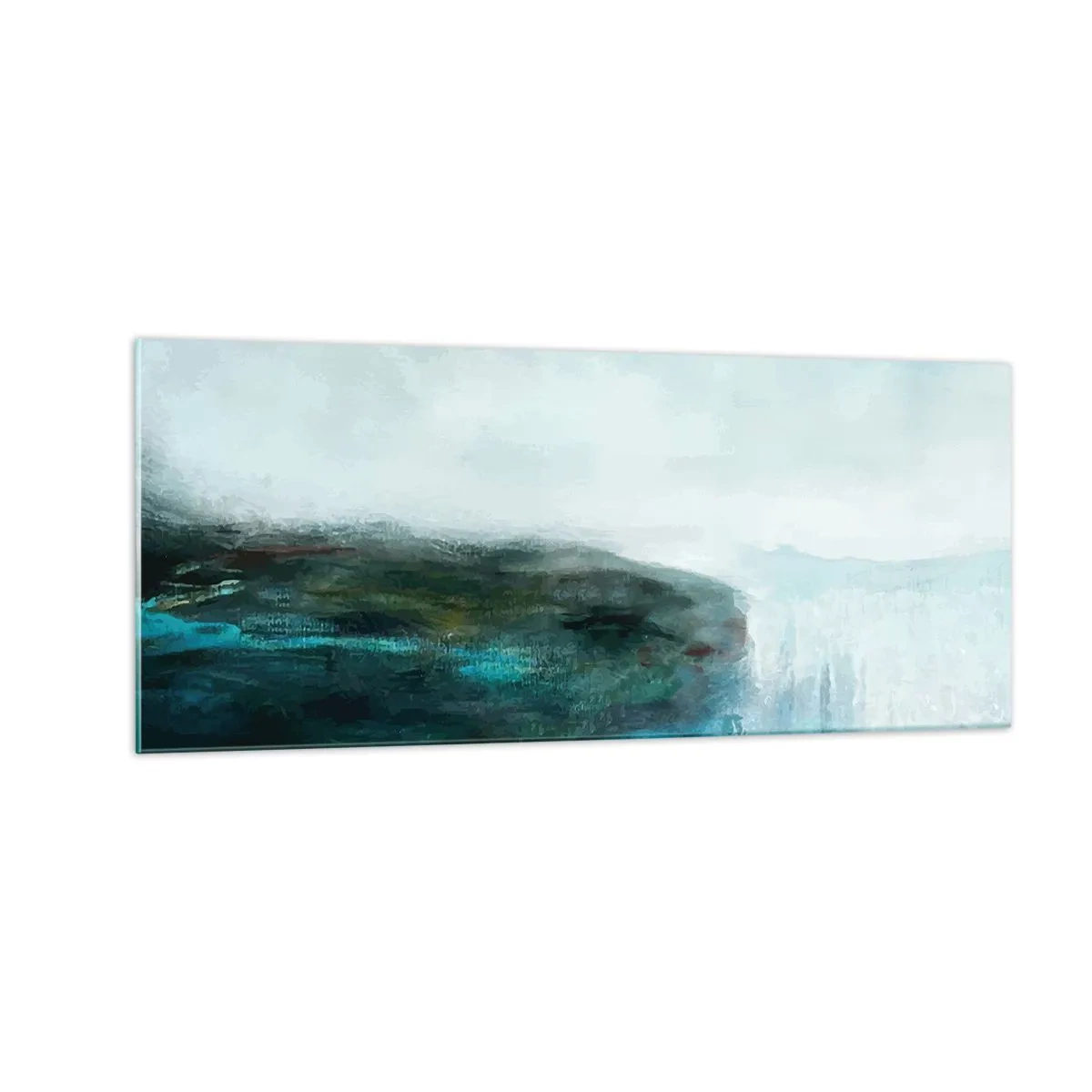 Obraz na skle - Námorná abstrakcia - 100x40 cm