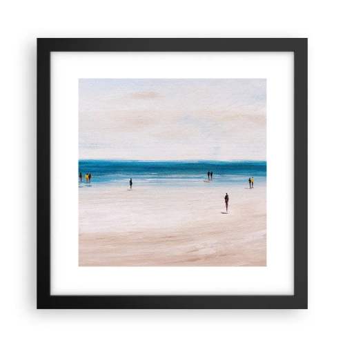 Plagát v čiernom ráme - Prirodzená potreba - 30x30 cm