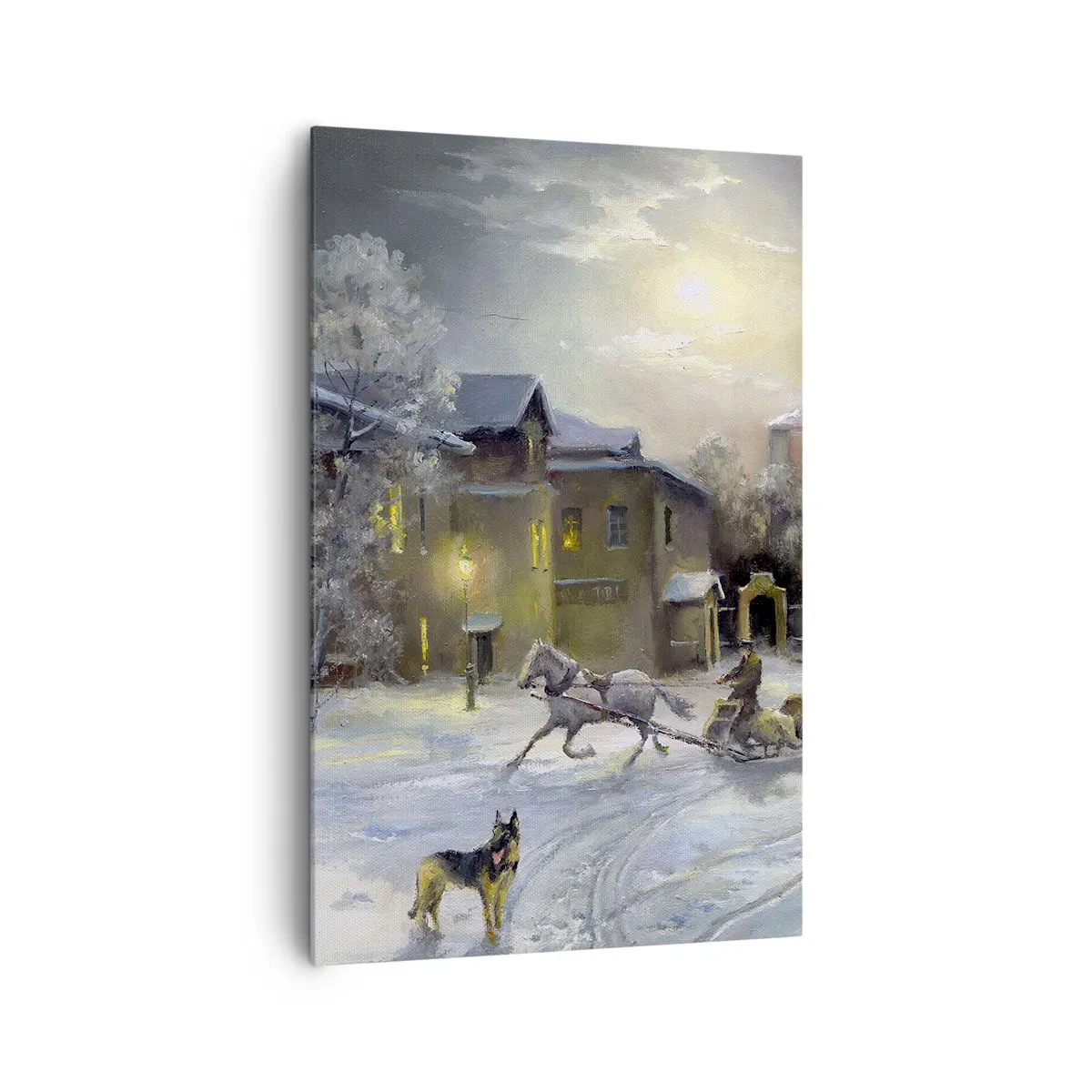 Obraz na plátne - Kúzlo ruskej zimy - 80x120 cm