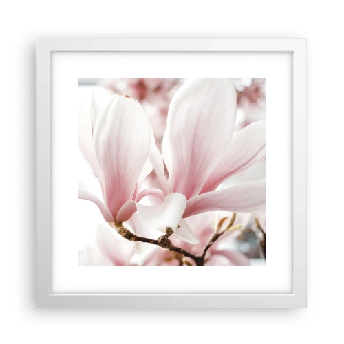 Plagát v bielom ráme - Nesmiernosť nežnosti - 30x30 cm