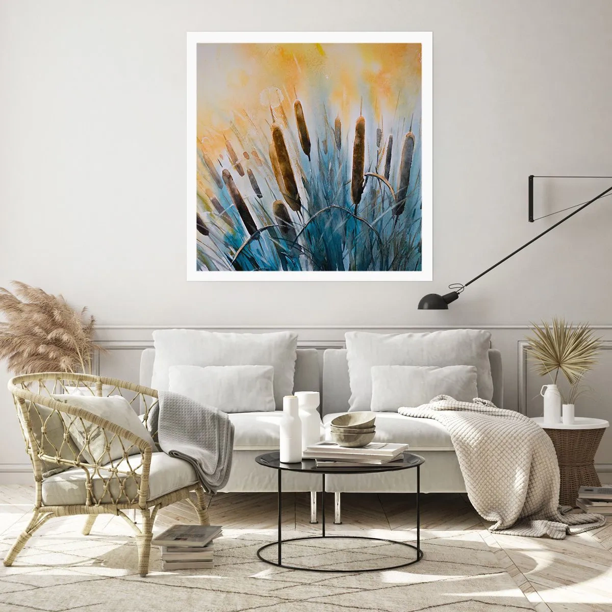 Plagát - Chlad vody, žiara slnka - 40x40 cm