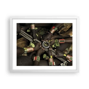 Plagát v bielom ráme - Sme spolu - 50x40 cm