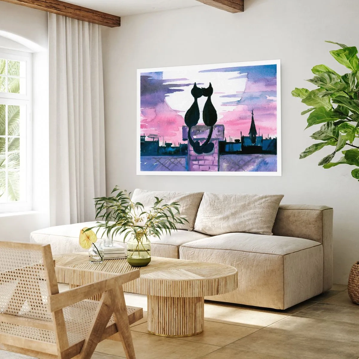 Plagát - Rendez-vous pod mesiacom - 100x70 cm