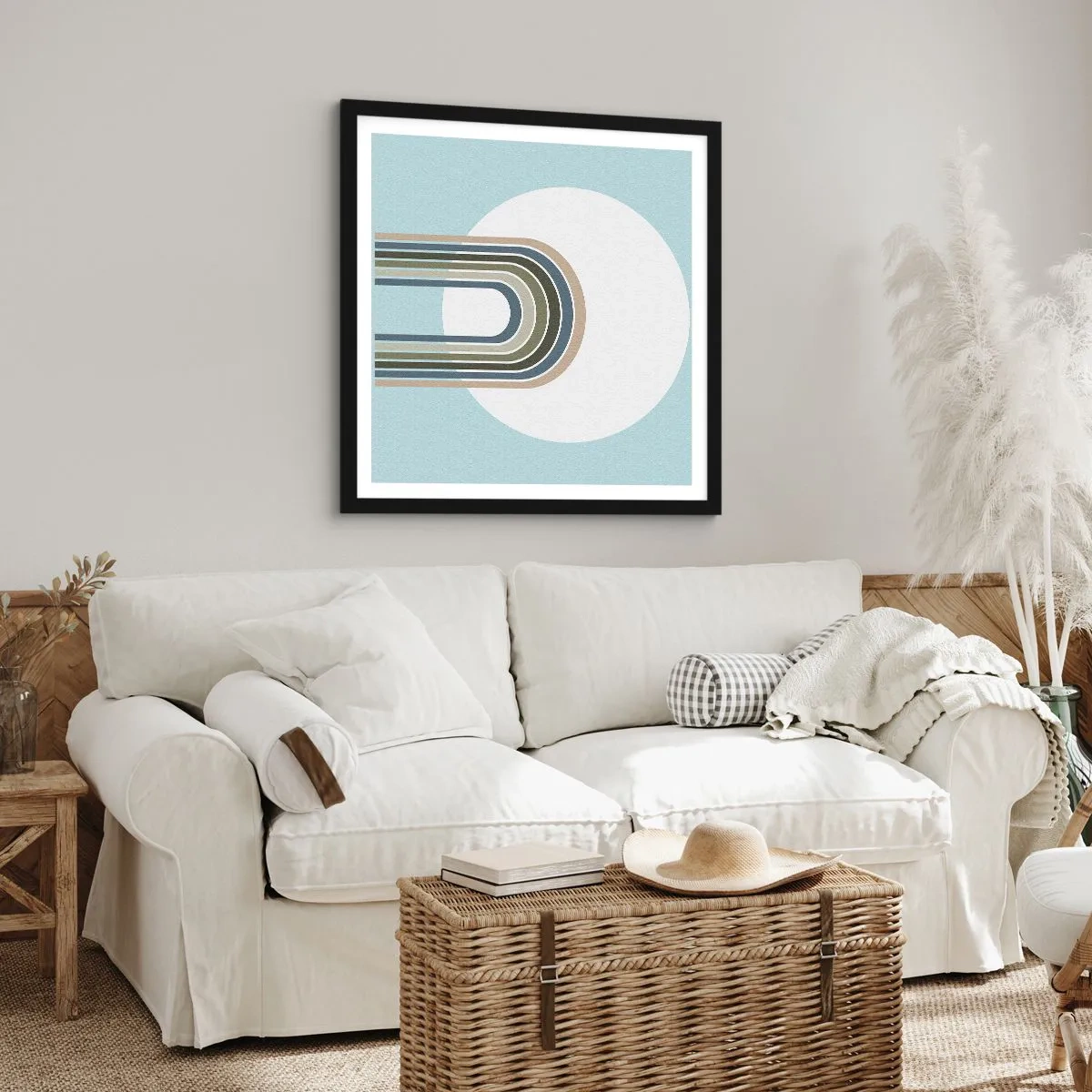 Plagát v čiernom ráme - Neodolateľná príťažlivosť - 40x40 cm