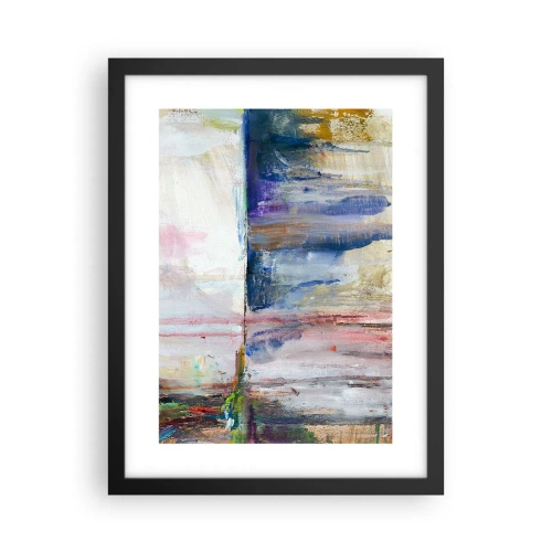 Plagát v čiernom ráme - Farebné dojmy a asociácie - 30x40 cm