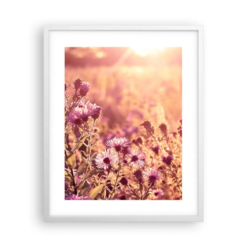 Plagát v bielom ráme - Než skončí leto - 40x50 cm