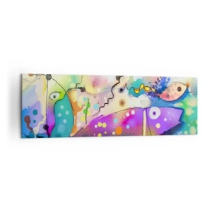 Obraz na plátne - Niet slov! - 160x50 cm