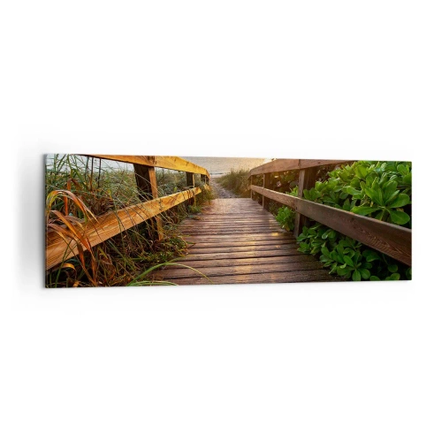 Obraz na plátne - A priamo k brehu - 160x50 cm