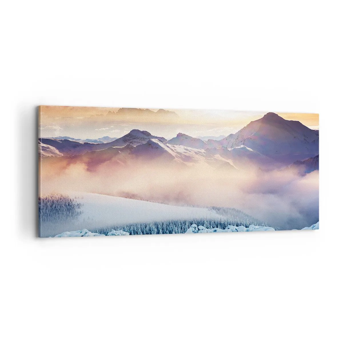Obraz na plátne - Sila a čistota prírody - 100x40 cm