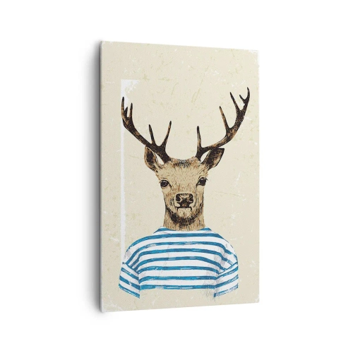 Obraz na plátne - Pretože mám rád pruhované košele! - 80x120 cm