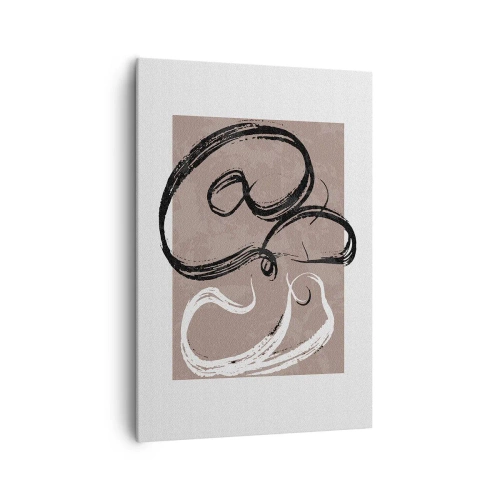 Obraz na plátne - Kompozícia – hľadanie úplnosti - 70x100 cm