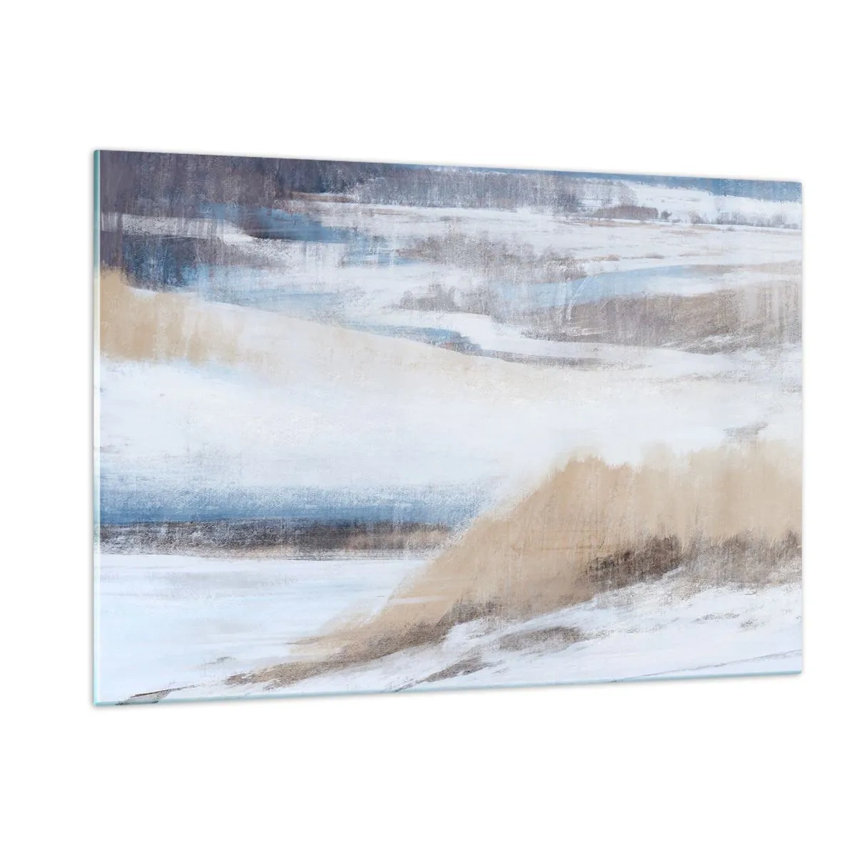 Obraz na skle - Zimná kompozícia - 120x80 cm