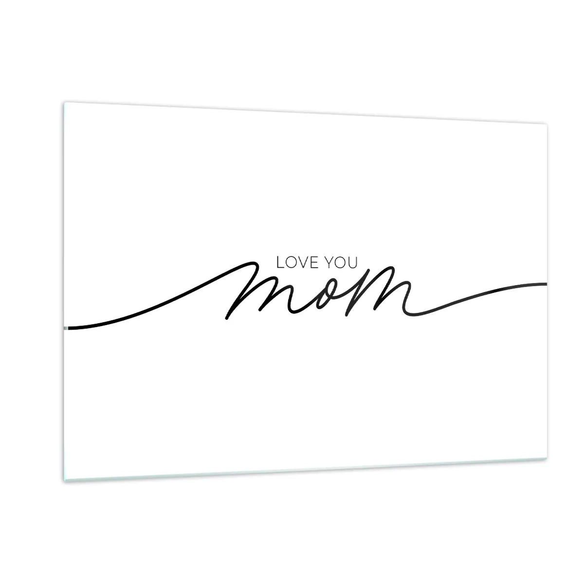 Obraz na skle - Veľké dojatie - 120x80 cm