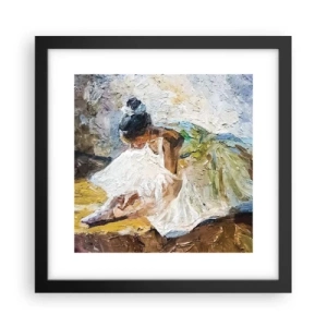 Plagát v čiernom ráme - Z Degasovho obrazu - 30x30 cm