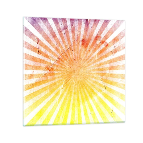 Obraz na skle - Východy a západy - 30x30 cm