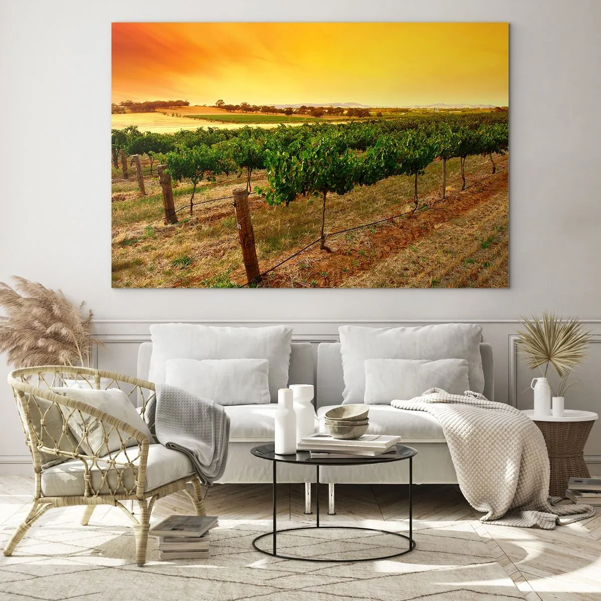 Obraz na skle - Napiť sa slnka - 120x80 cm