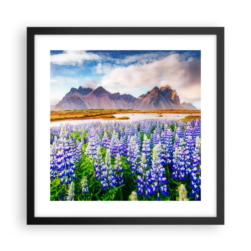 Plagát v čiernom ráme - Sila a prísnosť vedľa miernosti - 40x40 cm