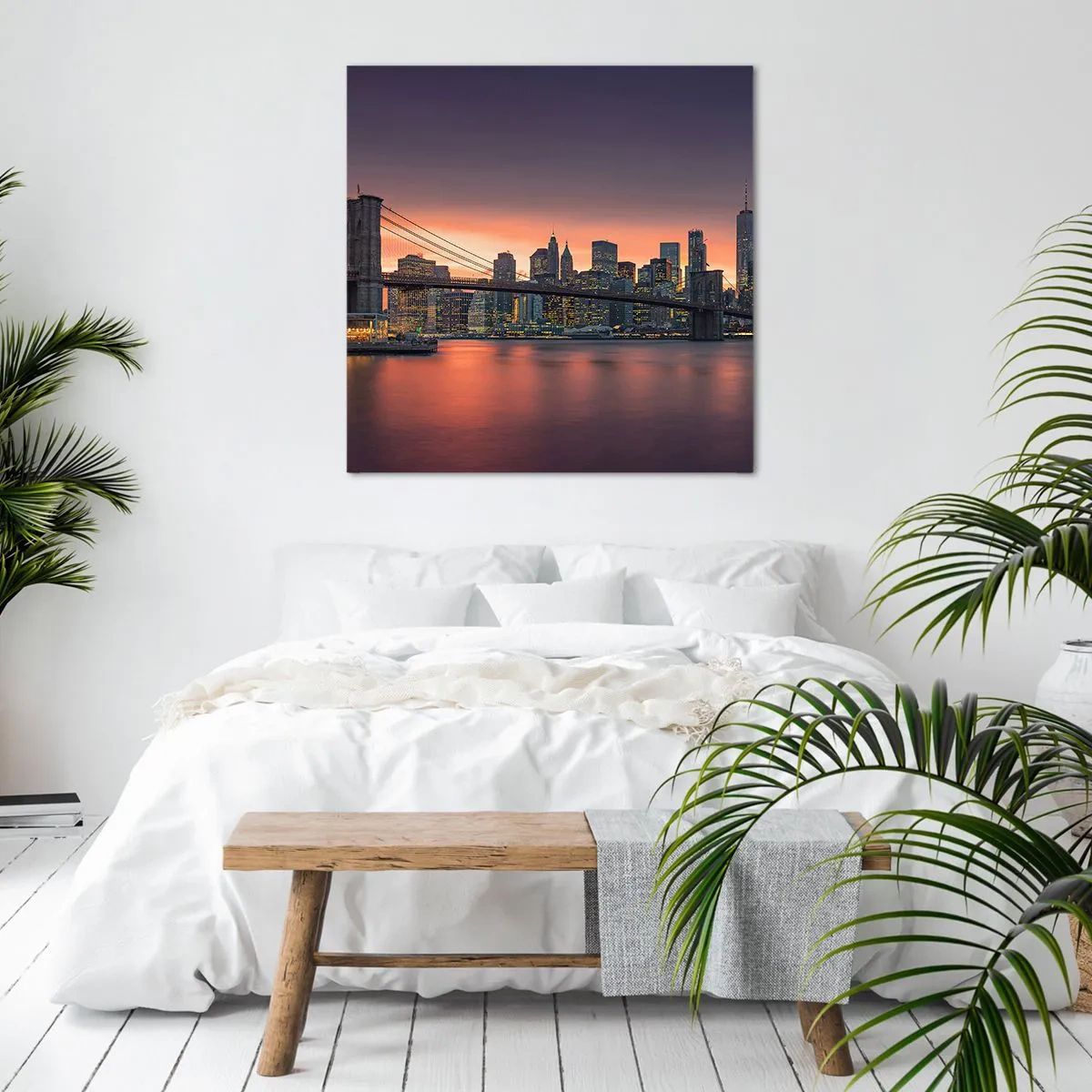 Obraz na plátne - Ponorené do ľaliového ticha - 70x70 cm