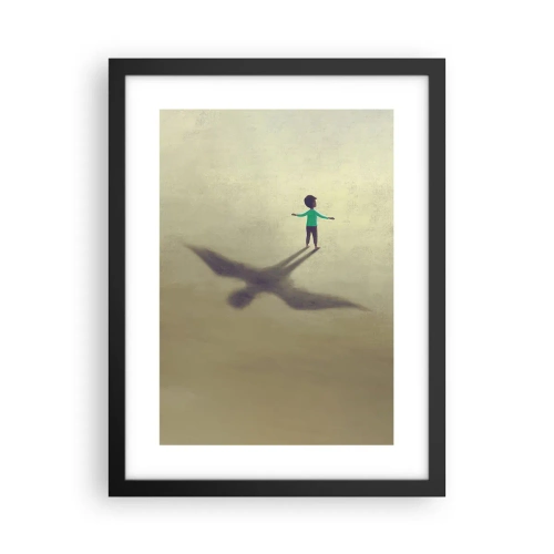 Plagát v čiernom ráme - Hrdina budúcnosti - 30x40 cm