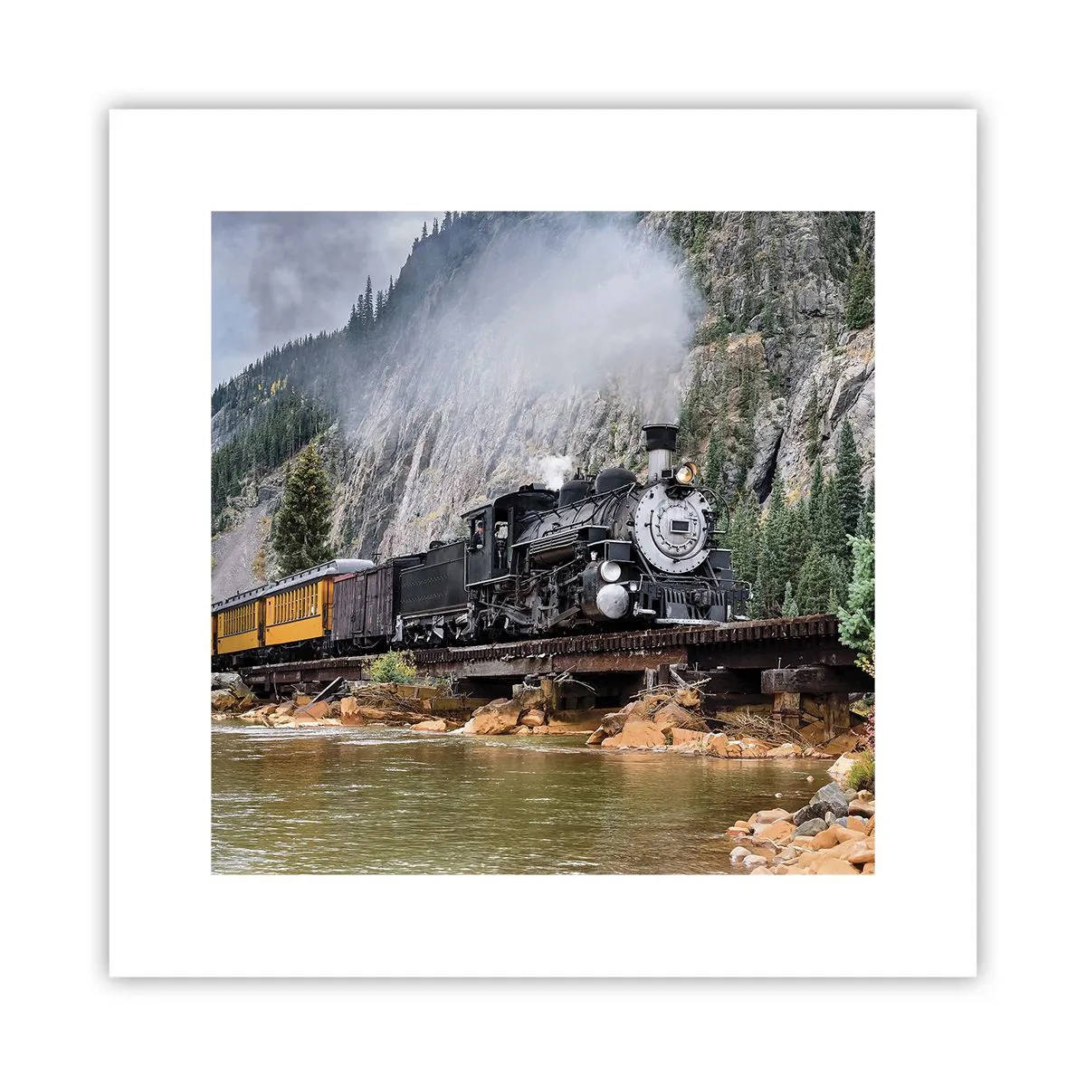 Plagát - A kam to? Kam? - 30x30 cm