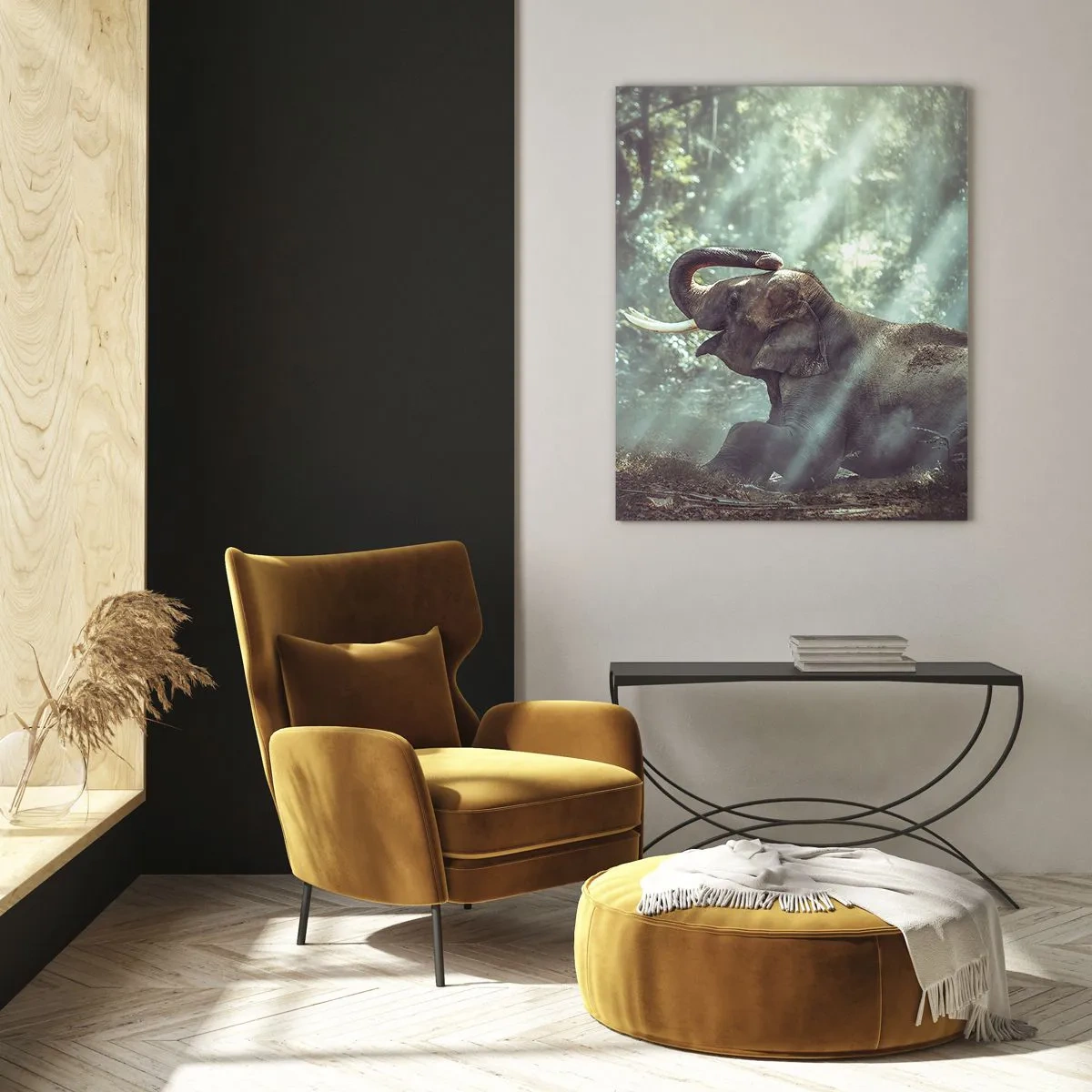 Obraz na skle - A počuj toto… - 50x70 cm