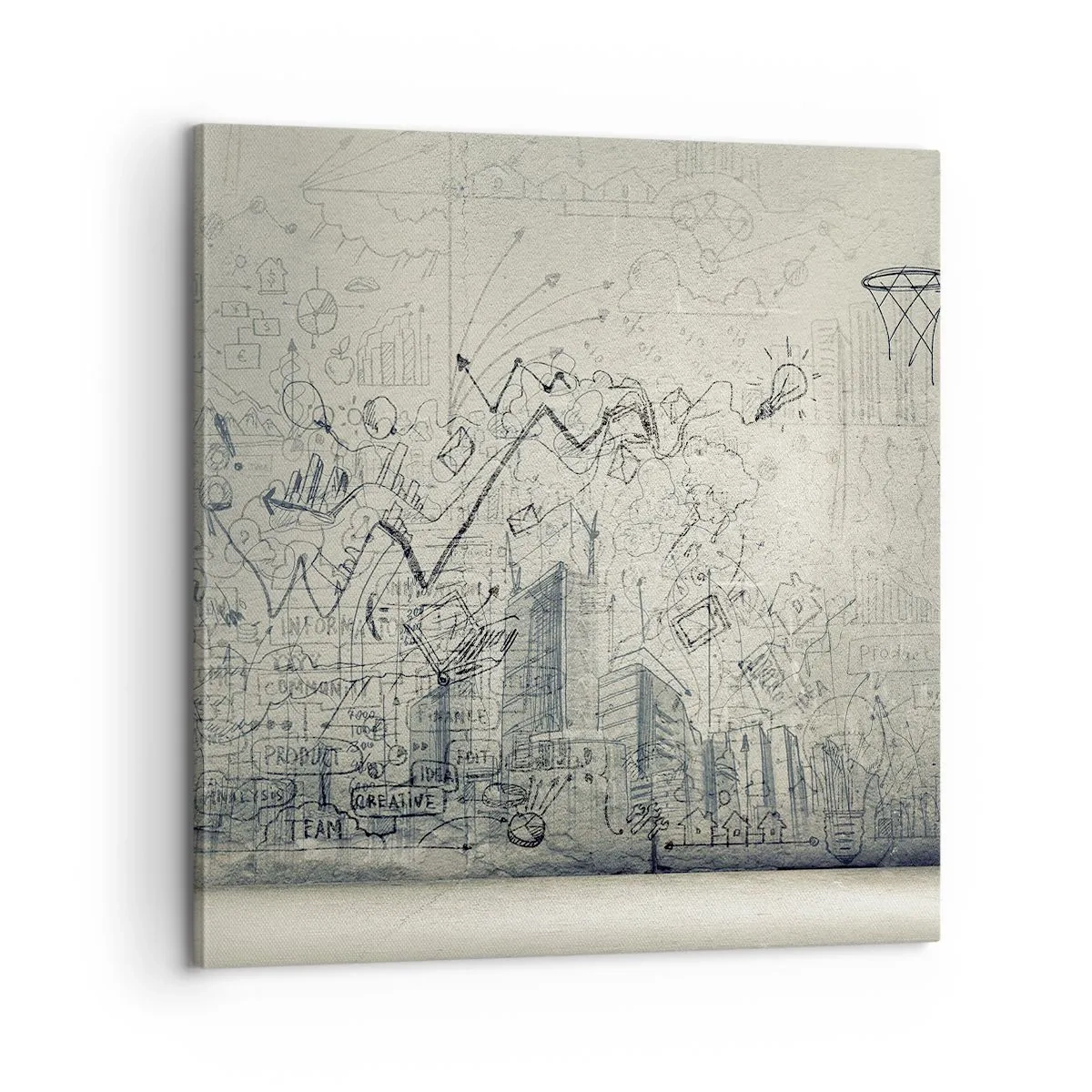 Obraz na plátne - Môj skvelý mestský život - 60x60 cm