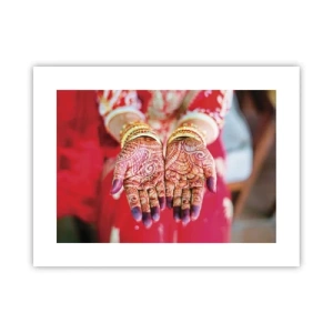 Plagát - Pripravená chytiť šťastie - 40x30 cm