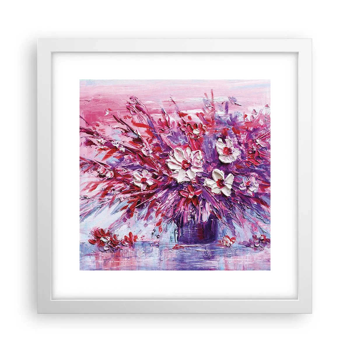 Plagát v bielom ráme - Nevinnosť a vášeň - 30x30 cm