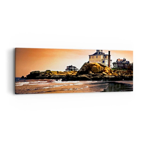 Obraz na plátne - Elegancia západného pobrežia - 90x30 cm