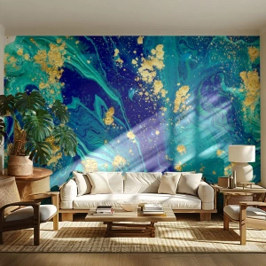 Fototapeta Premium Canvas - Plátky slnka  - Abstrakcia, Kus, Grafika - 100x70 cm