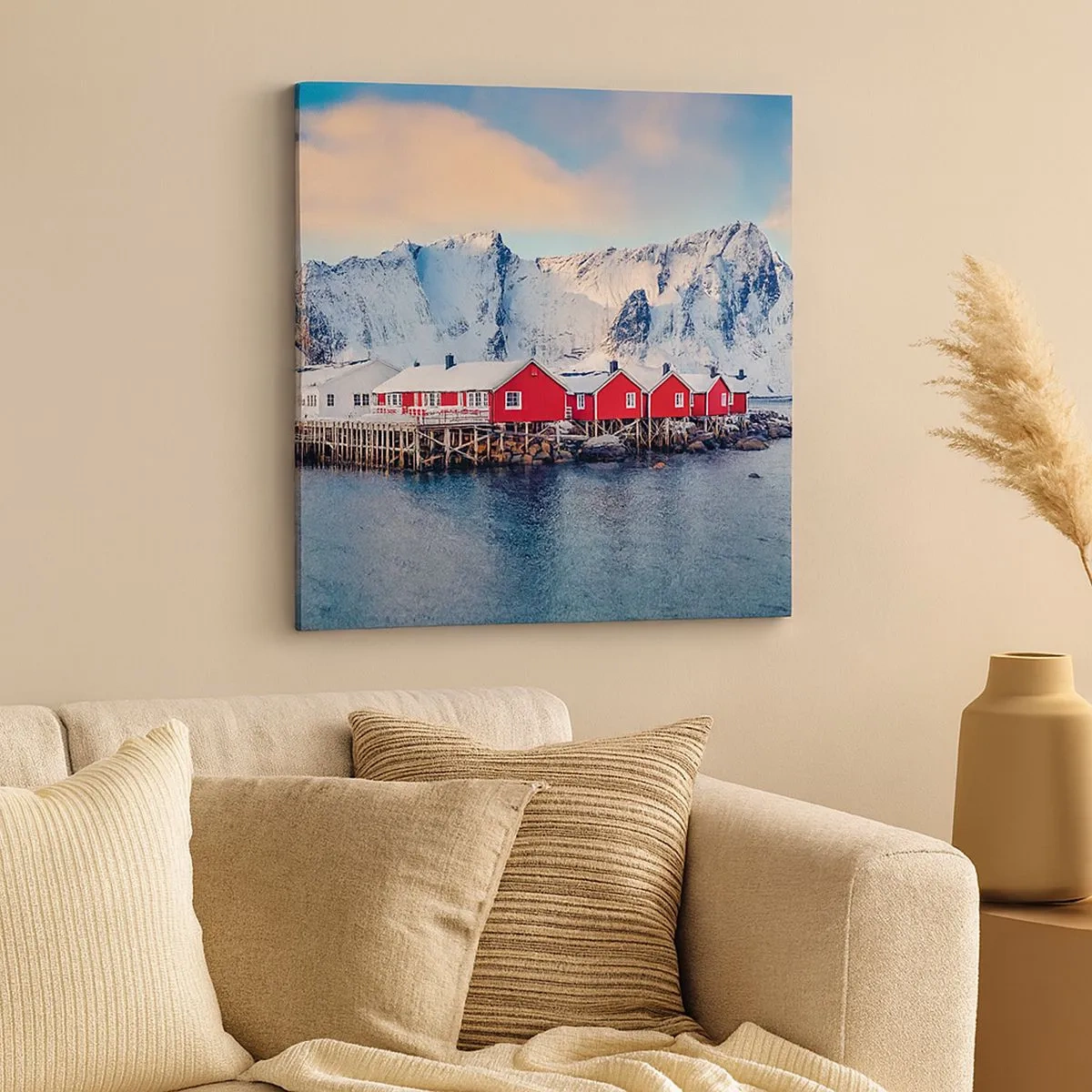 Obraz na plátne - Severné útočisko - 30x30 cm