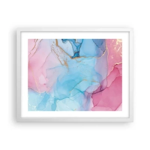 Plagát v bielom ráme - Stretávanie a prelínanie - 50x40 cm