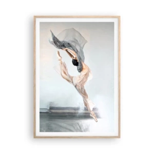 Plagát v ráme zo svetlého duba - V tanečnom vytrhnutí - 70x100 cm