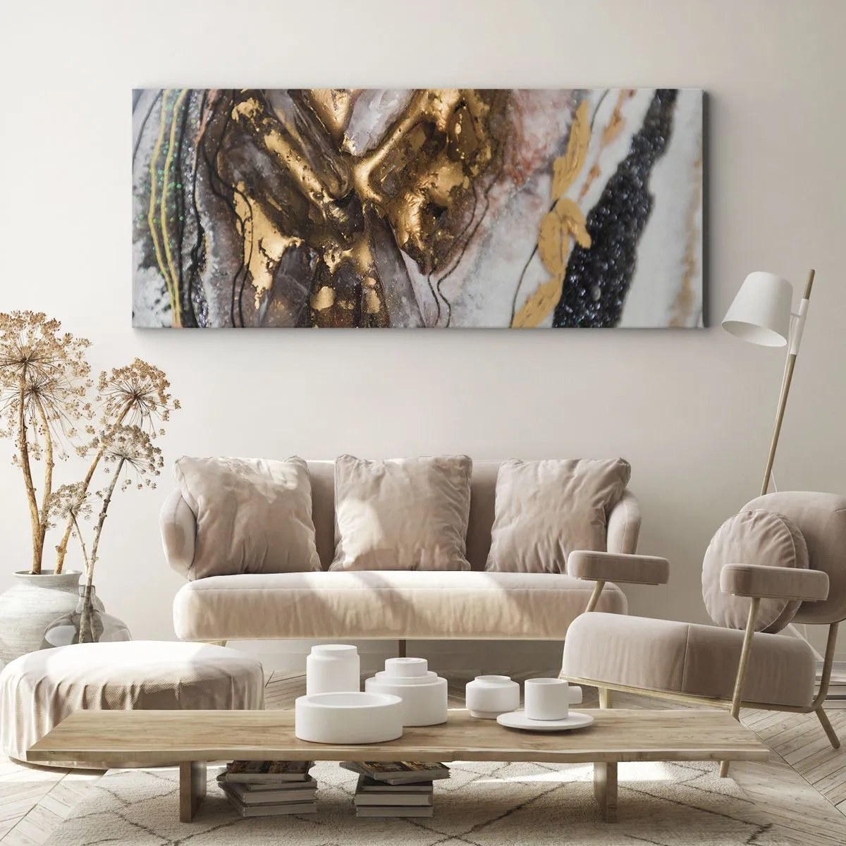 Obraz na plátne - Prvok krajiny - 100x40 cm