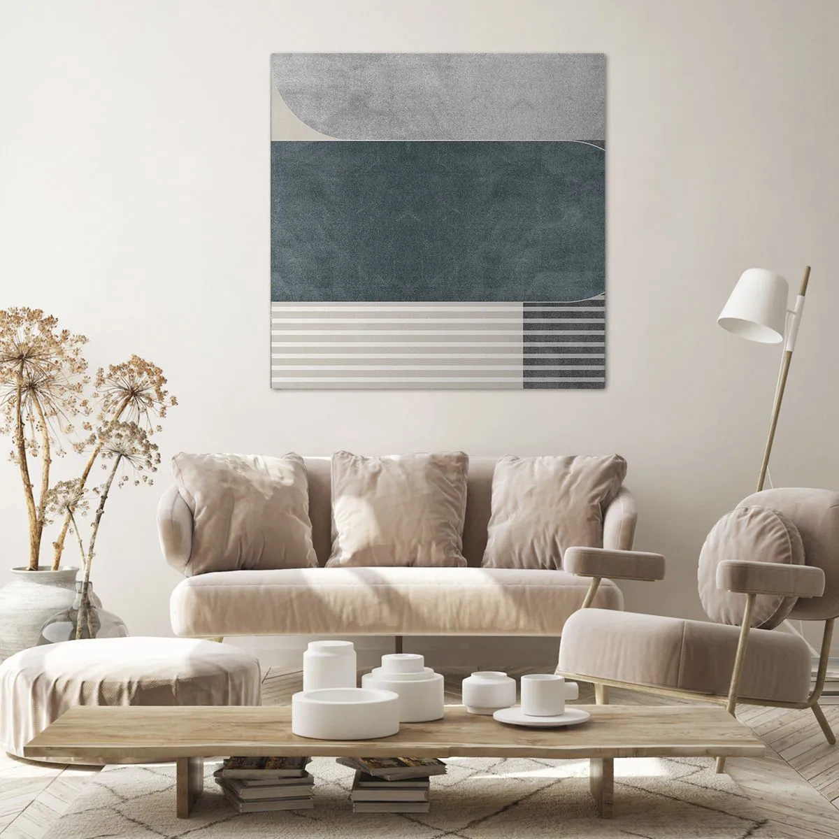 Obraz na plátne - Kompozícia na úrovni - 60x60 cm