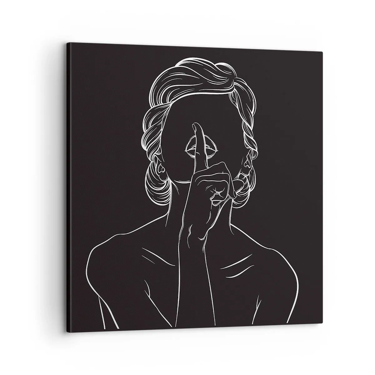 Obraz na plátne - Krása rozkvitá v tichu - 60x60 cm