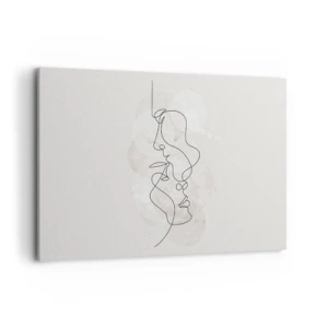 Obraz na plátne - Zamotaní v objatí - 120x80 cm
