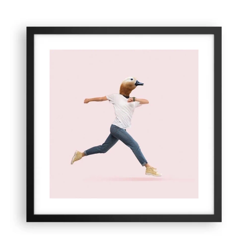 Plagát v čiernom ráme - Štipka absurdity - 40x40 cm