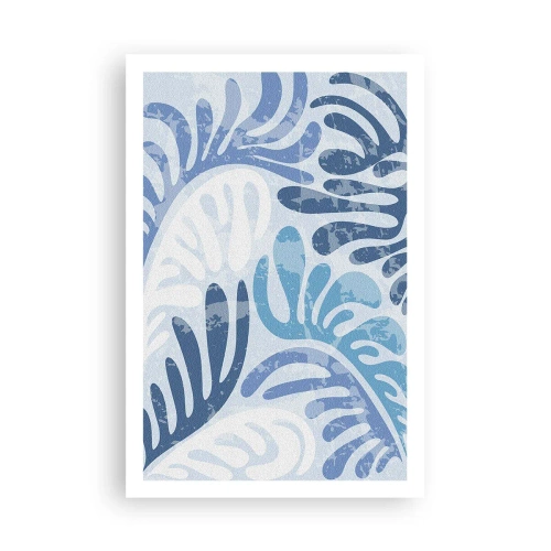 Plagát - Modré papradie - 61x91 cm