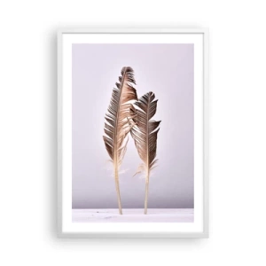 Plagát v bielom ráme - Proti ničote - 50x70 cm