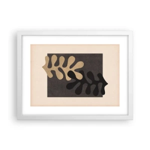 Plagát v bielom ráme - Neprítomnosť a doplnenie - 40x30 cm