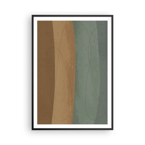 Plagát v čiernom ráme - Horizontálna kompozícia - 70x100 cm