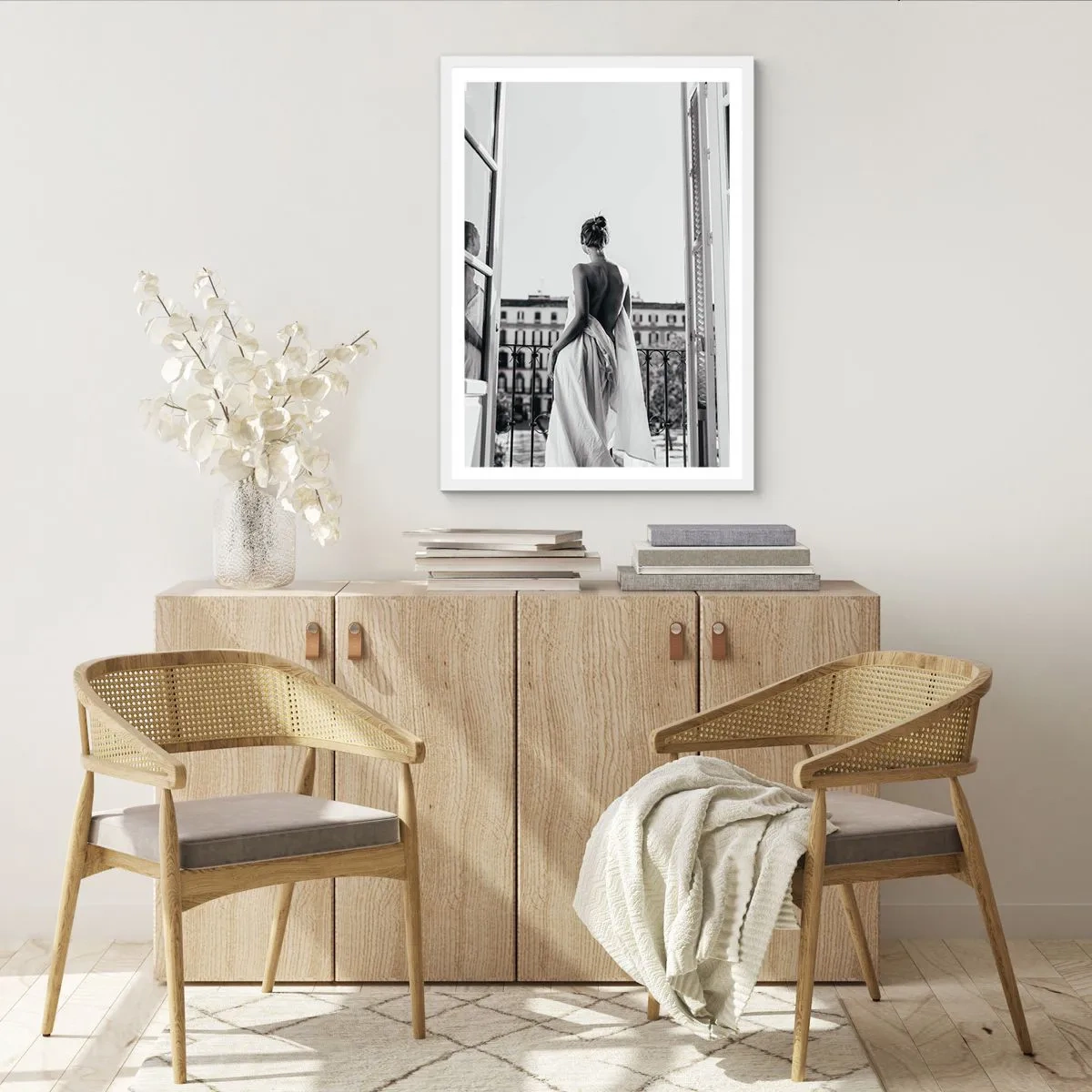 Plagát v bielom ráme - Prebudenie zmyslov - 50x70 cm