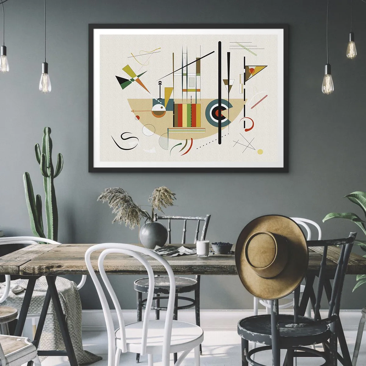 Plagát v čiernom ráme - A svet sa smeje - 70x50 cm