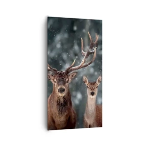 Obraz na plátne - Pán lesa so svojou ženou - 65x120 cm