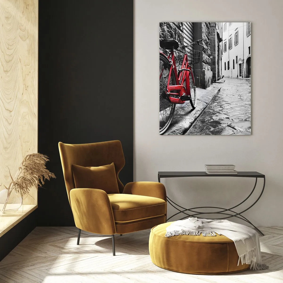 Obraz na skle - Skutočná krása nestarne - 50x70 cm