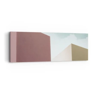 Obraz na plátne - Geometria slnečného leta - 90x30 cm