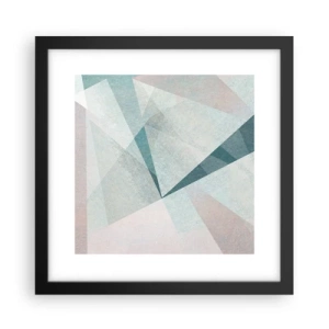 Plagát v čiernom ráme - V kľude, ale dynamicky - 30x30 cm