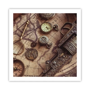 Plagát - Dobrodružstvo volá - 60x60 cm